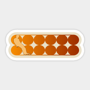 Longboard Carving Sticker